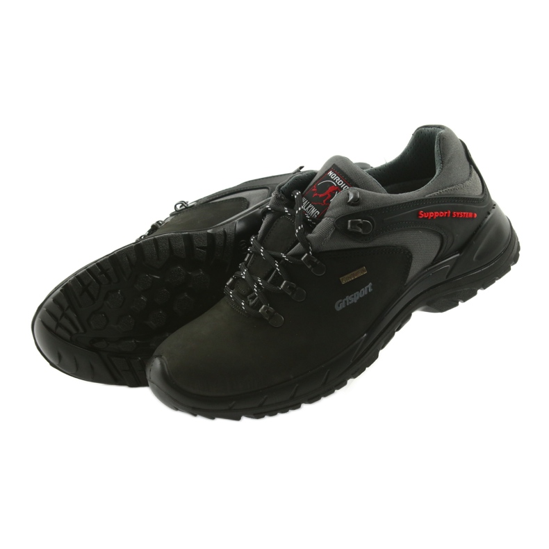 Sprandi Black Grisport Nordic Walking cu membrană negru 3