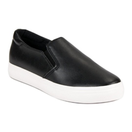 Adidași negri alunecați negru 1