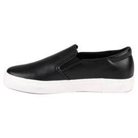 Adidași negri alunecați negru 2 Adidași negri alunecați negru 2