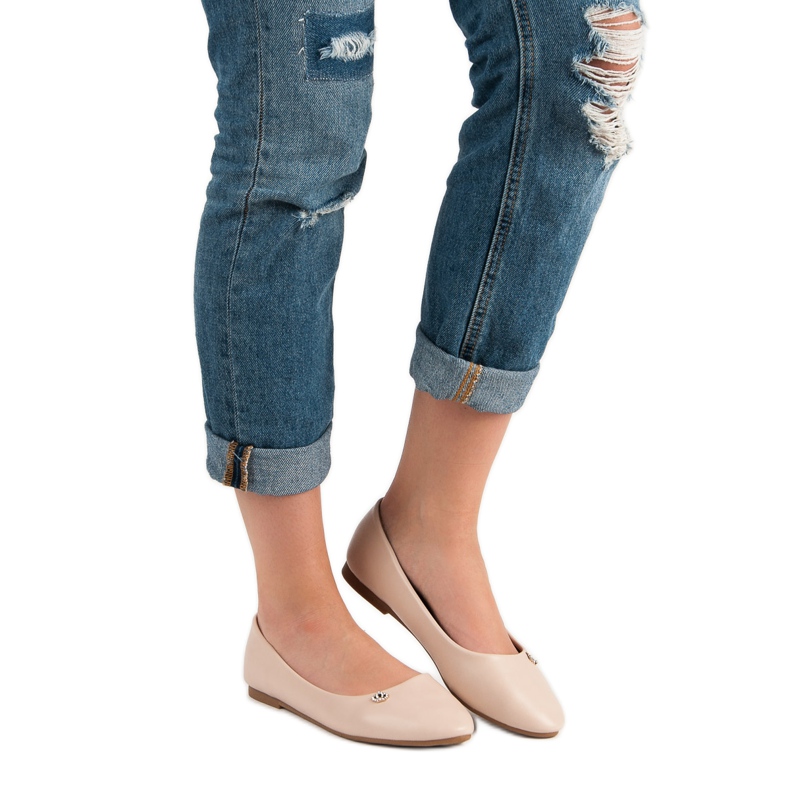 Balerini bej multicolor 1