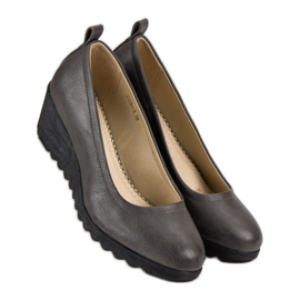 J. Star Pompe cu pană gri 2