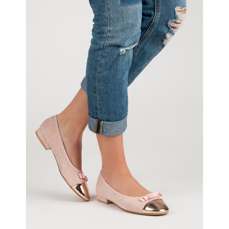 Comer Balerini roz galben 2