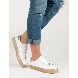 Încălțăminte sport confortabilă alb galben 1 Încălțăminte sport confortabilă alb galben 1