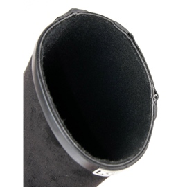 Kylie Galosuri din piele intoarsa cu fermoar decorativ negru 1