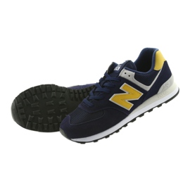 New Balance ML574SMB PIGMENT CU ALAMĂ galben albastru marin 4