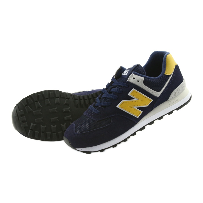 New Balance ML574SMB PIGMENT CU ALAMĂ galben albastru marin 4 New Balance ML574SMB PIGMENT CU ALAMĂ galben albastru marin 4