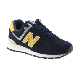 New Balance ML574SMB PIGMENT CU ALAMĂ galben albastru marin 1