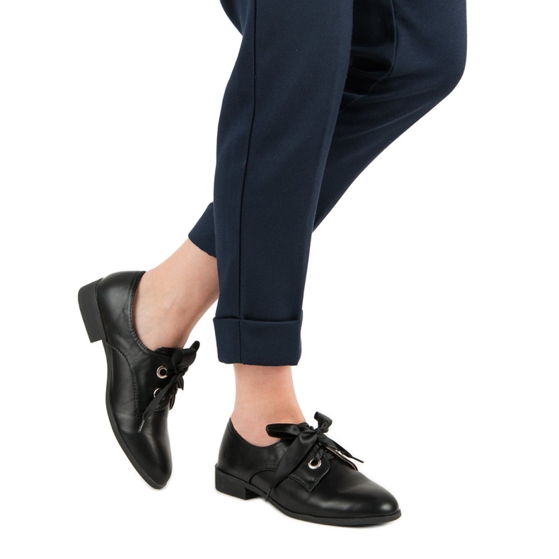 Tina&Co Brogi legați negru 2