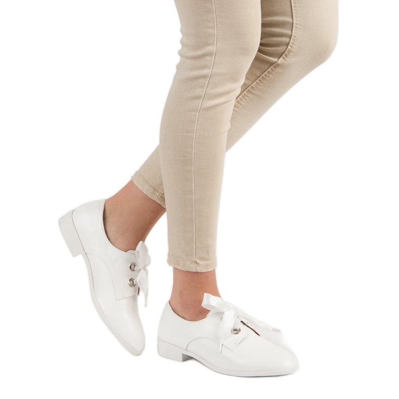 Tina&Co Brogi legați alb 1