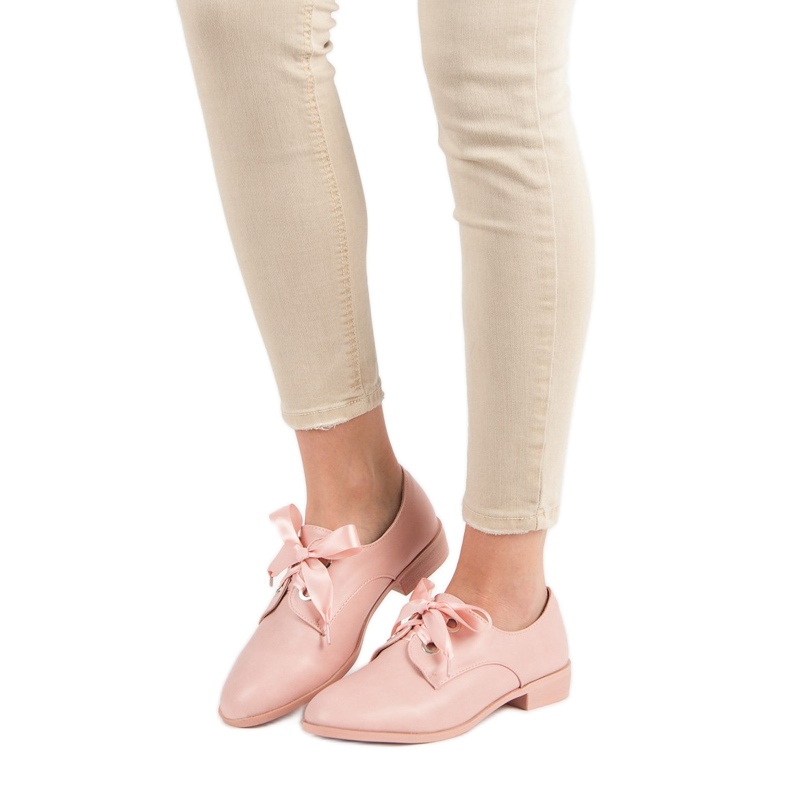 Tina&Co Brogi legați roz 2