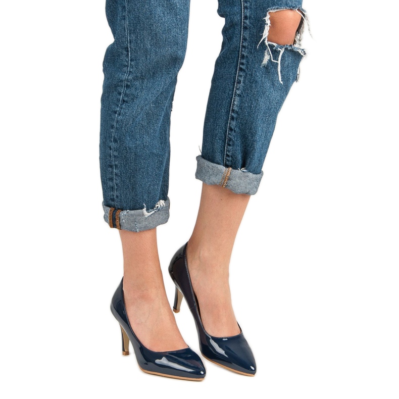 Pompe VINCEZA bleumarin albastru marin 2