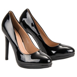 Seastar Tocuri înalte lăcuite sexy negru 1