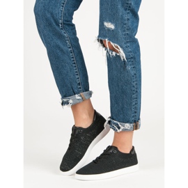 Încălțăminte sport confortabilă negru 2