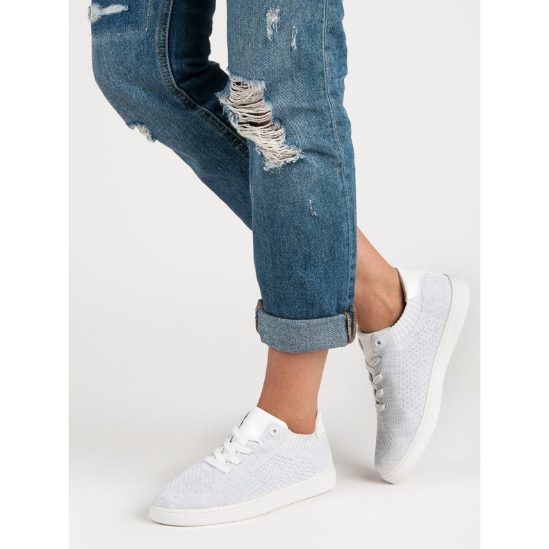 Încălțăminte sport confortabilă alb 2