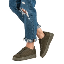 Adidași pe platforma MCKEYLOR verde 2