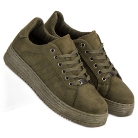 Adidași pe platforma MCKEYLOR verde 6