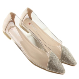 Ballerine transparente bej LT111P Caise 1
