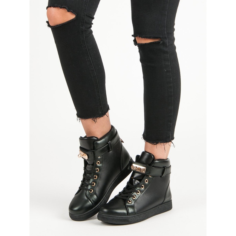 Adidași negri negru 1