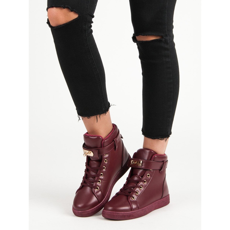 Adidași Burgundy roșu 2