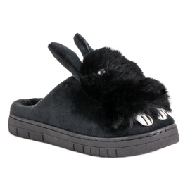 Papuci calzi negru 6