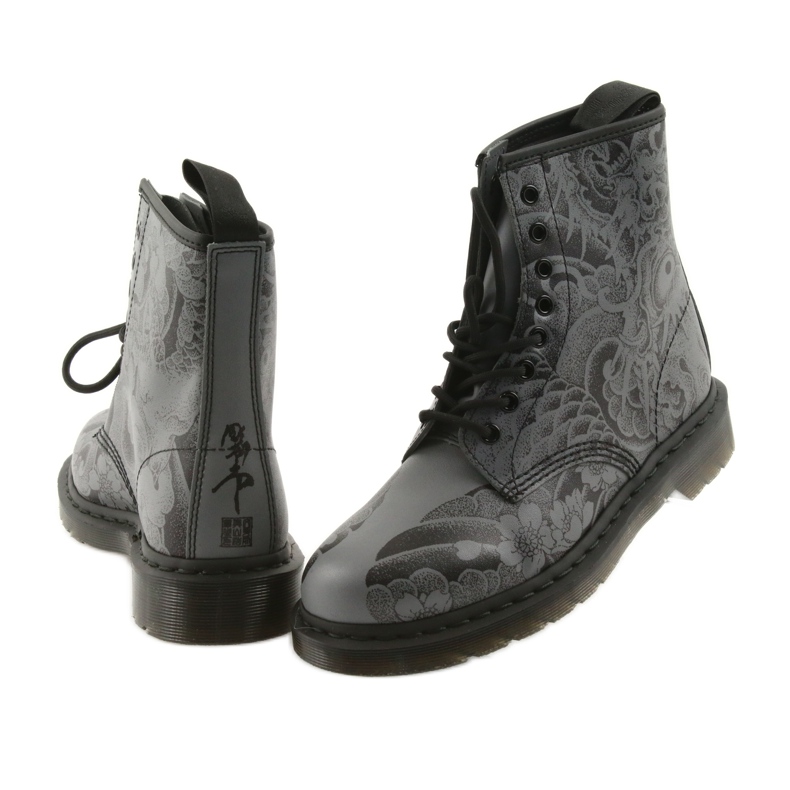 Dr. Martens 1460 OT BLACK negru gri 5