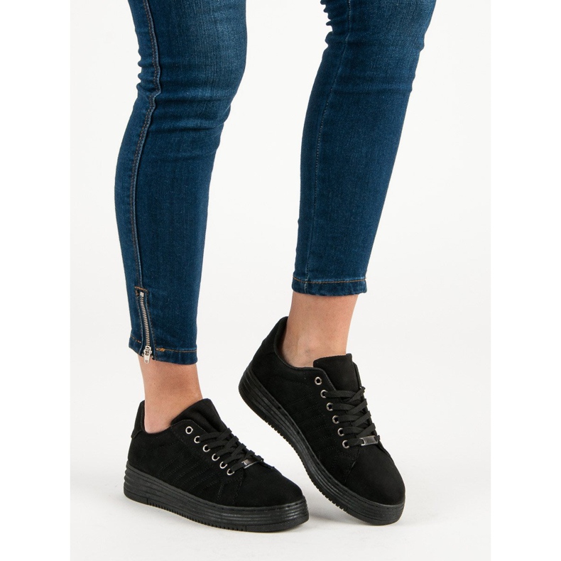 Adidași pe platforma MCKEYLOR negru 1