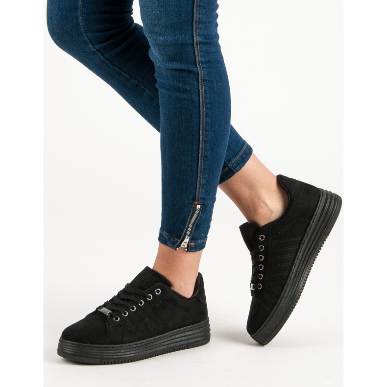 Adidași pe platforma MCKEYLOR negru 2