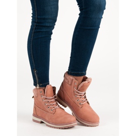 Juliet Cizme calde de drumeție roz 1 Juliet Cizme calde de drumeție roz 1