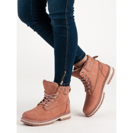 Juliet Cizme calde de drumeție roz 2 Juliet Cizme calde de drumeție roz 2