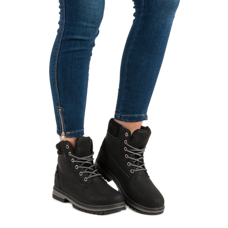 Juliet Cizme calde de drumeție negru 2