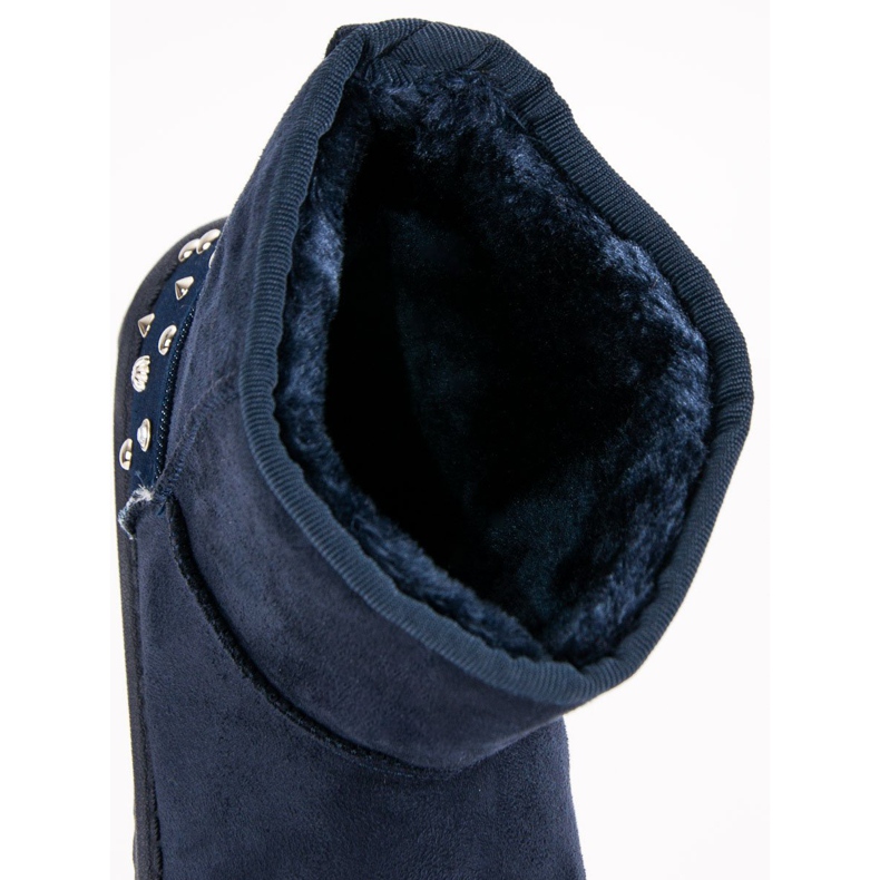 Mukluki albastru marin cu jeturi 1