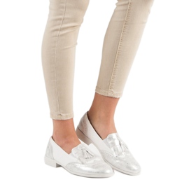 Tina&Co Mocasini cu franjuri gri 1 Tina&Co Mocasini cu franjuri gri 1