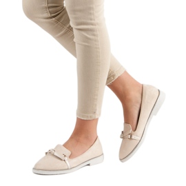 Emaks Mocasini din piele de căprioară maro 2