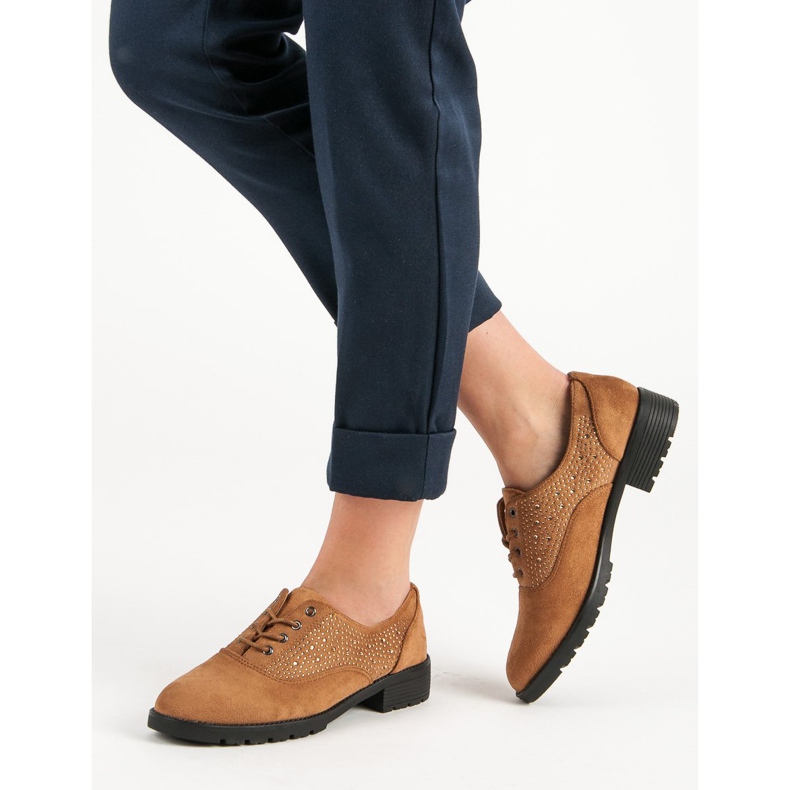 Pantofi din piele camel maro 2 Pantofi din piele camel maro 2