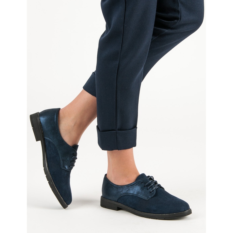 Bestelle Pantofi bleumarin albastru 2