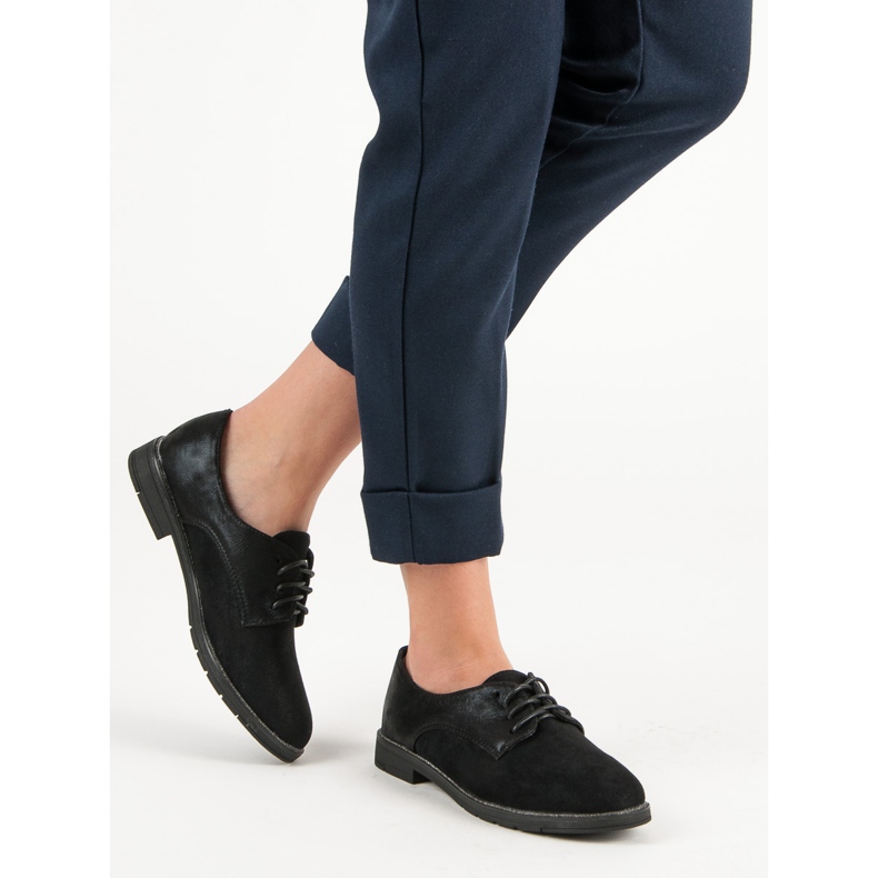 Bestelle Broguri negre negru 2