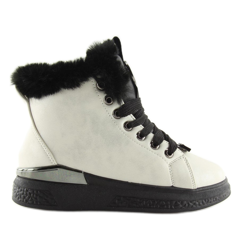 Adidași negri izolați F506 albi 1