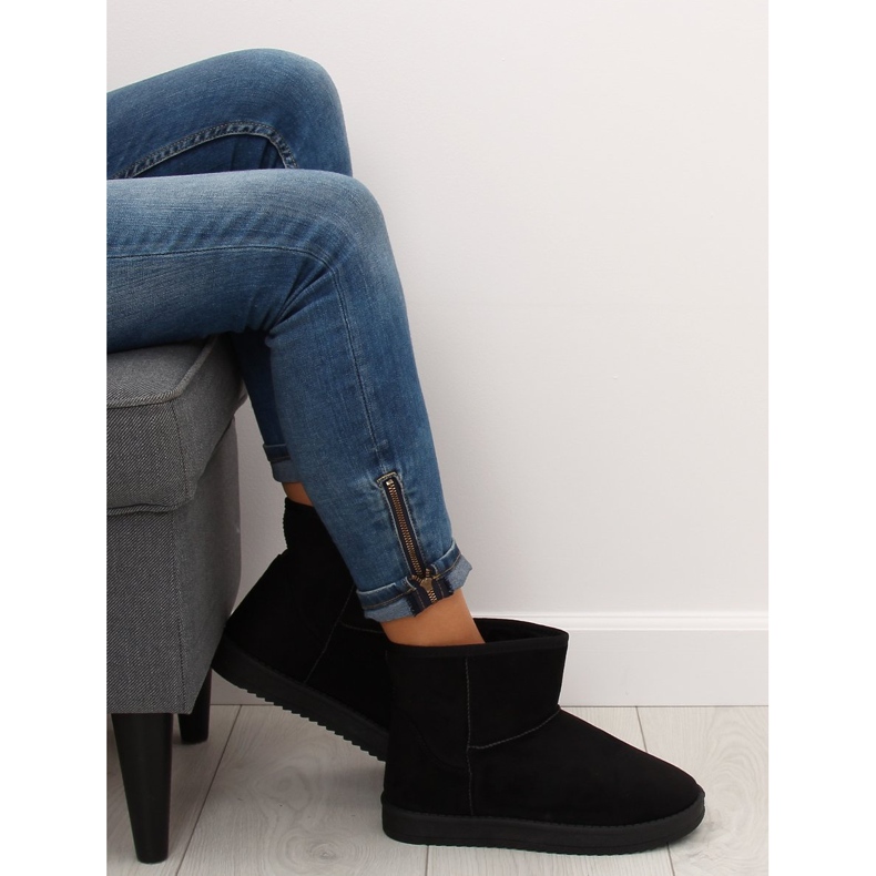 Cizme de zăpadă Emusy negru 7602-PA Negru 1