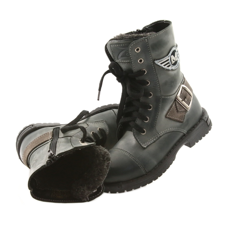 Cizme gri Zarro 933 gri pentru copii multicolor 4 Cizme gri Zarro 933 gri pentru copii multicolor 4