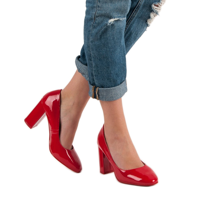 Seastar Pompele lăcuite roșii roșu 1