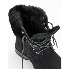 SDS Trappers negri cu blană negru 2 SDS Trappers negri cu blană negru 2