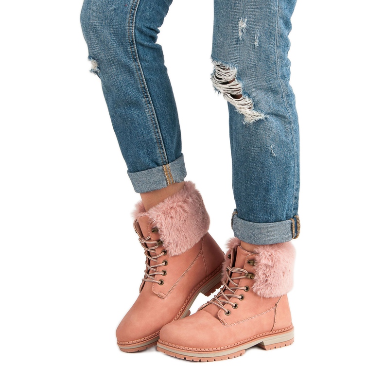 SDS Trappers roz cu blană 1 SDS Trappers roz cu blană 1