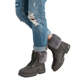 SDS Trappers gri cu blană 2