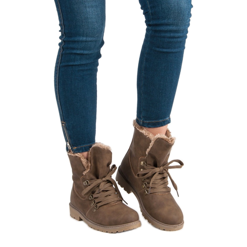 Super Me Cizme calde maro 1 Super Me Cizme calde maro 1