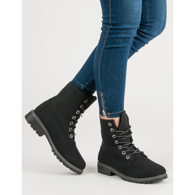 Trappers Casual negru 2