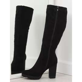 Tocuri înalte negre 7290 Negre negru 4