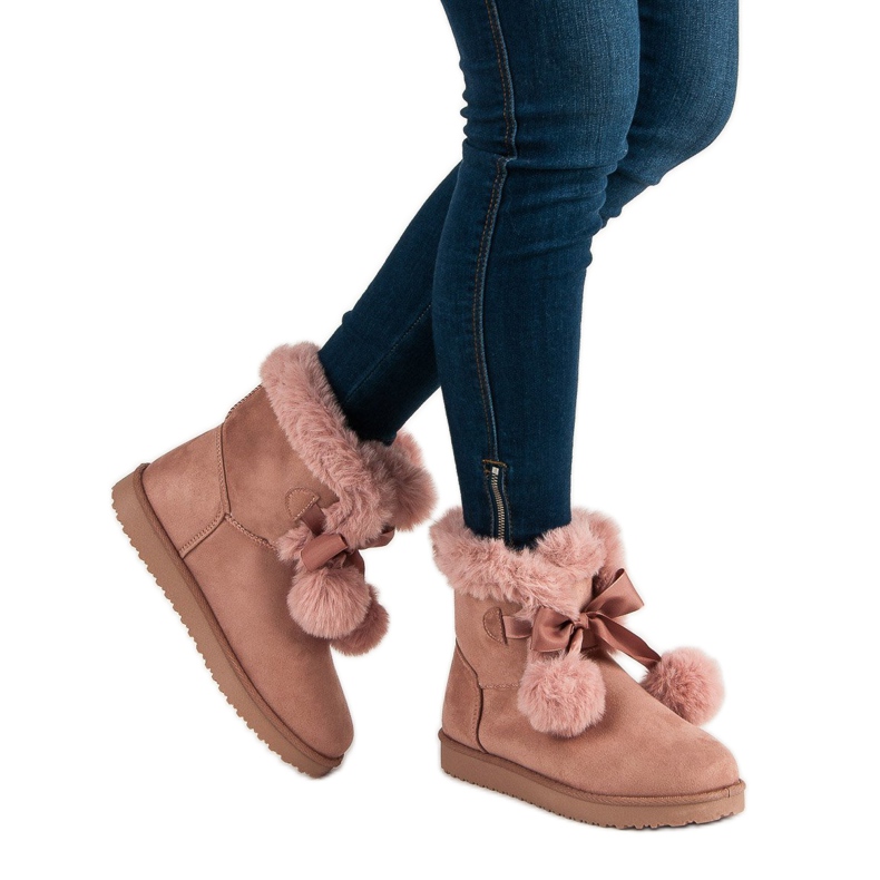 Pulbere la modă Mukluki roz 2