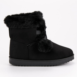 La modă Mukluki negru 2