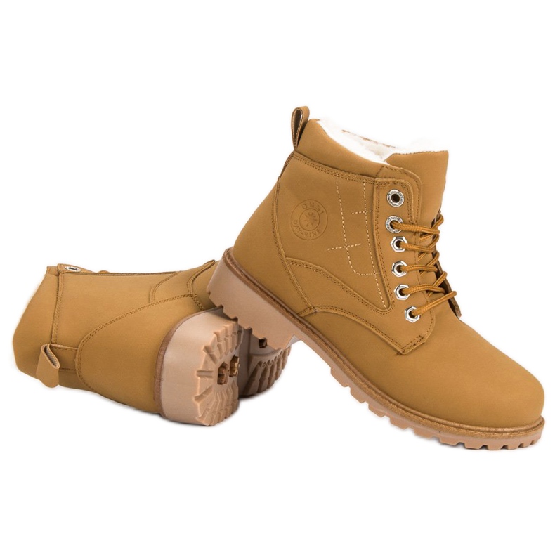 Trappers clasice pentru cămile maro 2