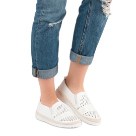 Adidași Slipwork Slipwork alb 5